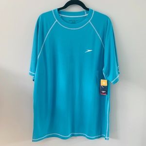 SPEEDO EASY SHORT SLEEVE SWIM SHIRT BRAND NEW!